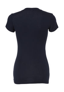 T-shirt publicitaire femme petites manches cintré | Mimosa Midnight