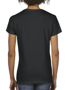 T-shirt femme col v premium publicitaire | Magog Black