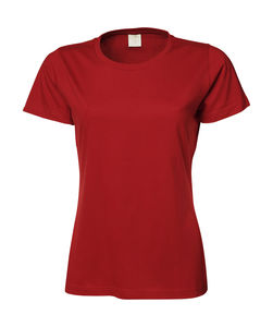 T-shirt publicitaire femme manches courtes | Fossa Red
