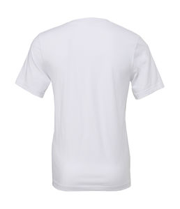 T-shirt homme col v publicitaire | Acrux White