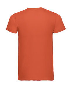 T-shirt personnalisé homme manches courtes cintré | Dezhou Orange