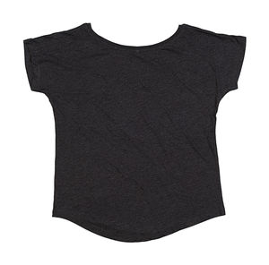 T-shirt publicitaire femme manches courtes | Bader Charcoal Grey Melange