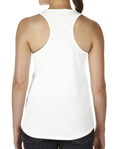 T-shirt cintré publicitaire femme sans manches | Women`s Tri-Blend Racerback Tank White
