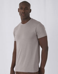 T-shirt organic col rond homme publicitaire | Inspire T men Light Grey
