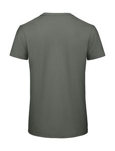 T-shirt organic col rond homme publicitaire | Inspire T men Millennial Khaki