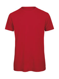 T-shirt organic col rond homme publicitaire | Inspire T men Red