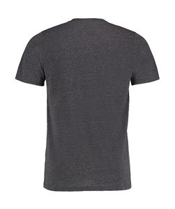 T-shirt publicitaire homme manches courtes cintré | Buckland Dark Grey Marl