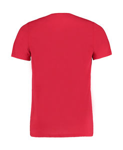 T-shirt publicitaire homme manches courtes cintré | Buckland Red