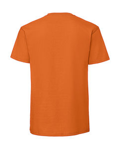 T-shirt publicitaire homme manches courtes | Ringspun Premium T Orange