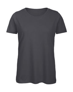 T-shirt organic col rond femme publicitaire | Inspire T women Dark Grey