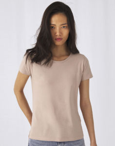 T-shirt organic col rond femme publicitaire | Inspire T women Millennial Pink