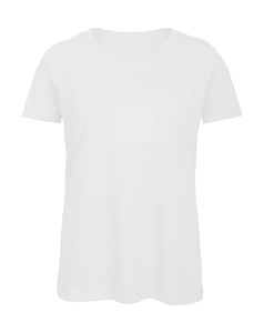 T-shirt organic col rond femme publicitaire | Inspire T women White