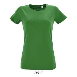 Tee-shirt publicitaire femme col rond ajusté | Regent Fit Women Vert prairie