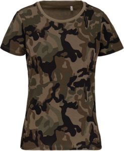 Tee-shirt femme publicitaire | Bomani Camouflage olvie