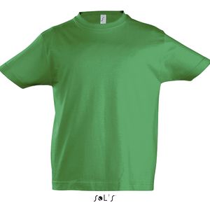 Tee-shirt personnalisé enfant col rond | Imperial Kids Vert prairie