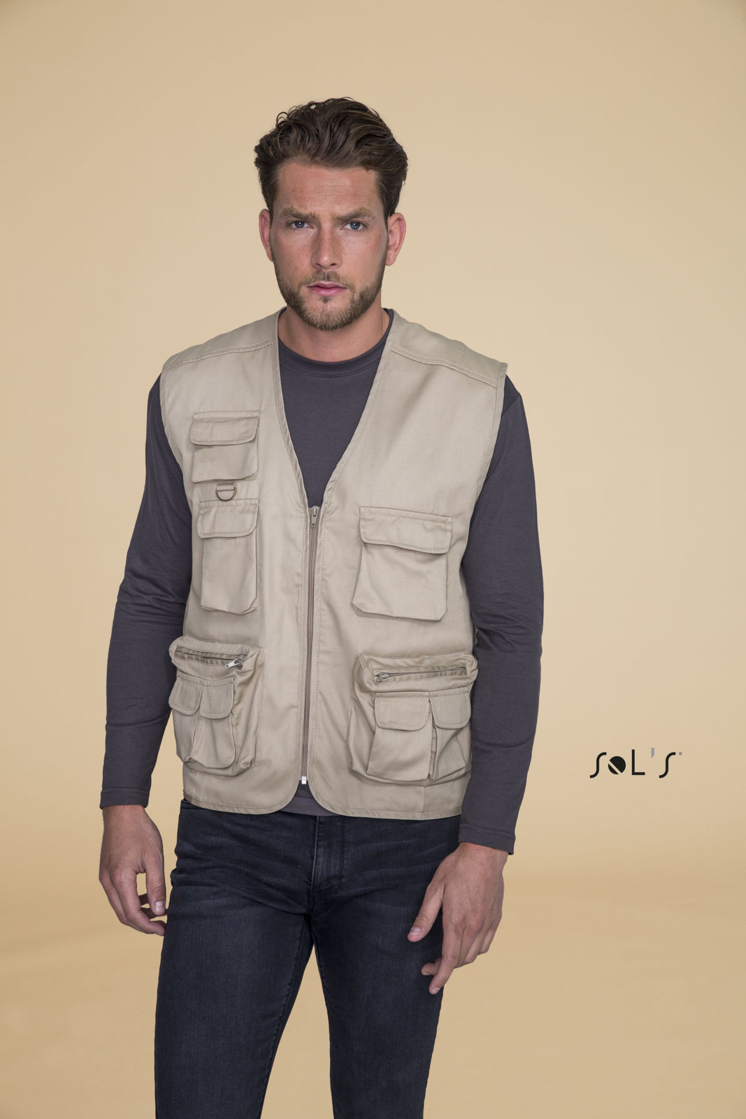 Gilet Publicitaire Reporter Multipoches | Wild | Vestes personnalisées |  KelCom