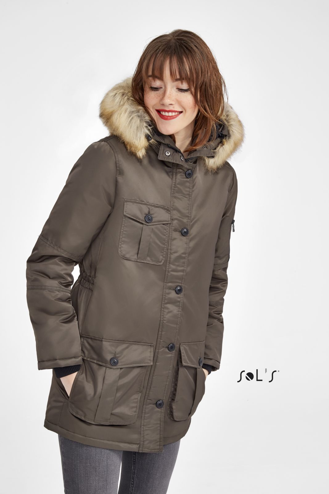 parka chaude capuche femme