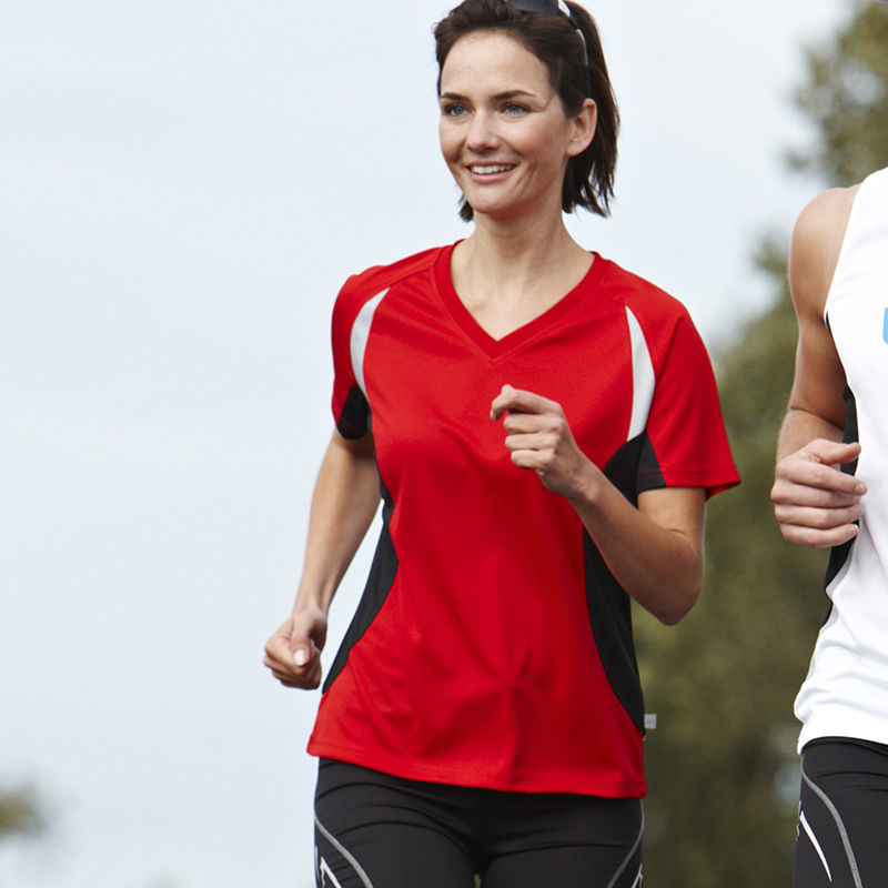 T-shirt technique publicitaire - T-shirt de sport personnalisé femme