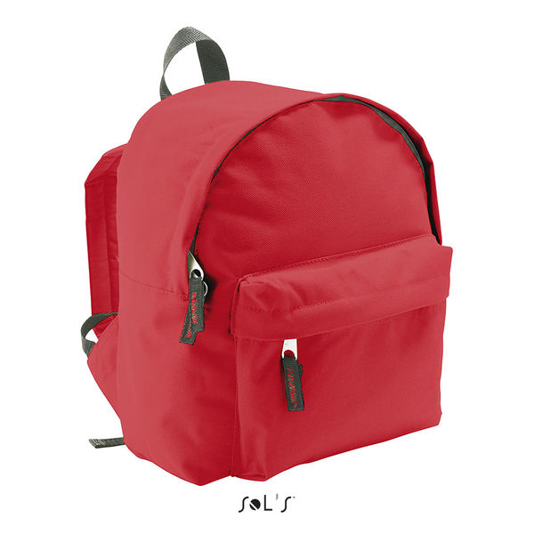 Sac à dos personnalisé en polyester 600d | Rider Kids Rouge