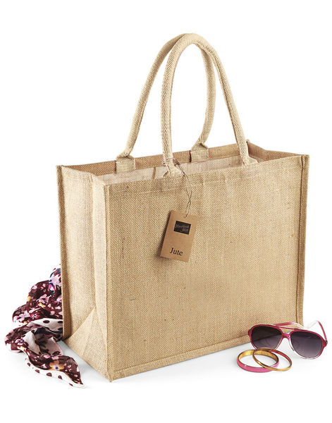 Sac shopping classique en jute publicitaire | Sako Natural  