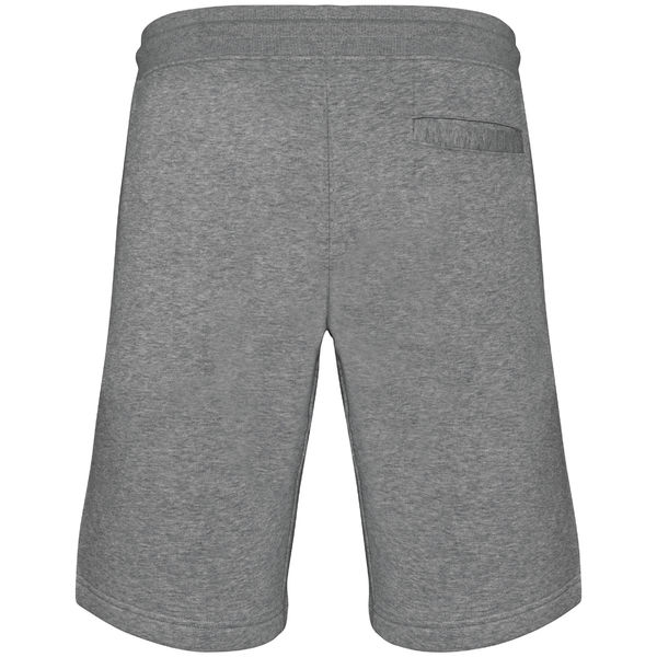 Bermuda entreprise écologique en molleton homme  Moon grey heather