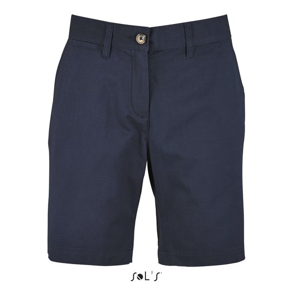 Bermuda publicitaire chino femme | Jasper Women French marine