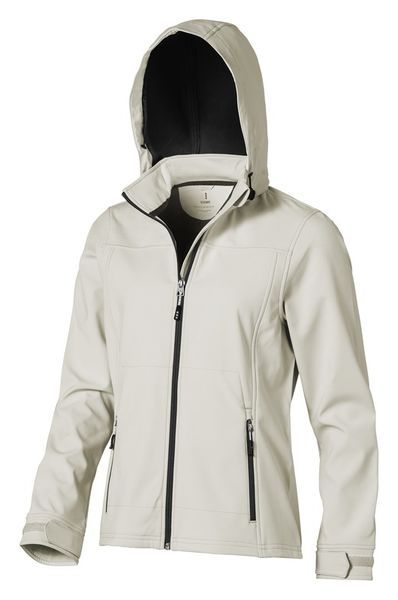 Veste publicitaire softshell femme Langley Gris Clair