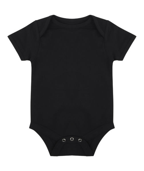 Body enfant publicitaire | Short sleeved bodysuit Black