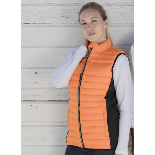 Bodywarmer bi-matière femme publicitaire | Baltimore women