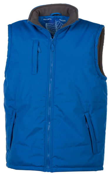 Bodywarmer matelassé et polaire publicitaire | Regate   Royal