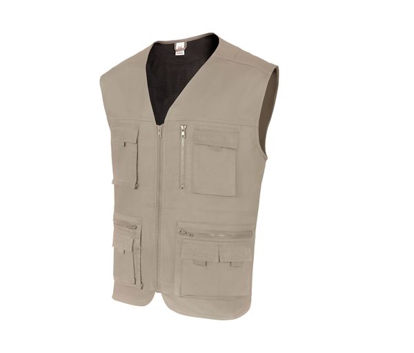 Bodywarmer personnalisable | Playa Beige Arena