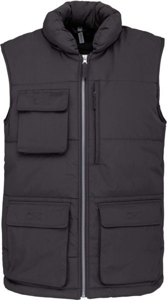 Bodywarmer personnalisable | Trinidad Dark Grey