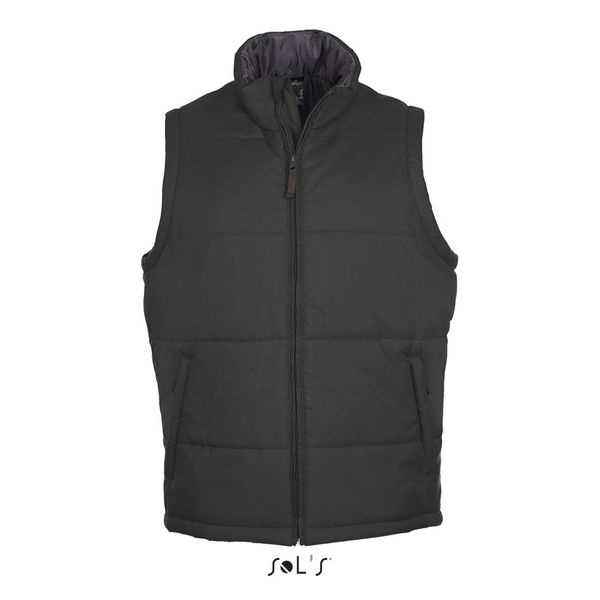 Bodywarmer publicitaire matelassé | Warm Anthracite