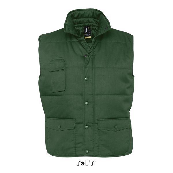 Bodywarmer publicitaire workwear | Equinox Pro Vert bouteille