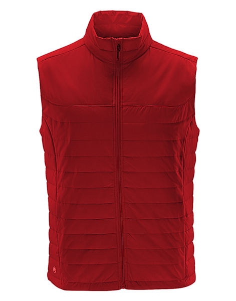 Bodywarmer publicitaire homme sans manches | Nautilus Thermal Bright red