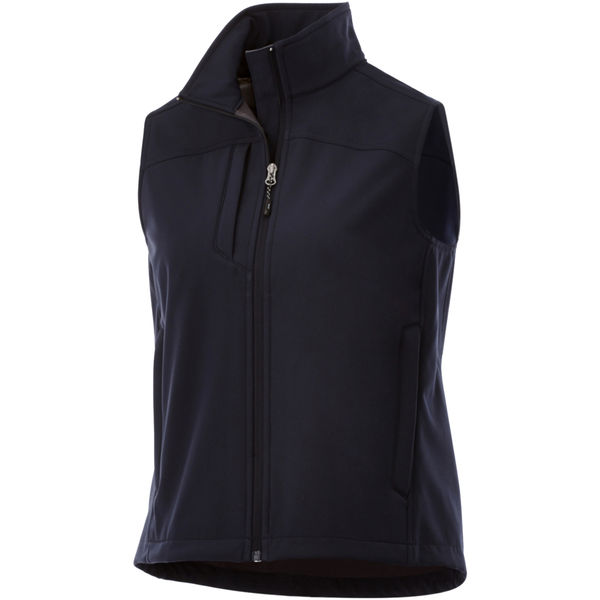 Bodywarmer publicitaire Softshell Stinson femme Marine