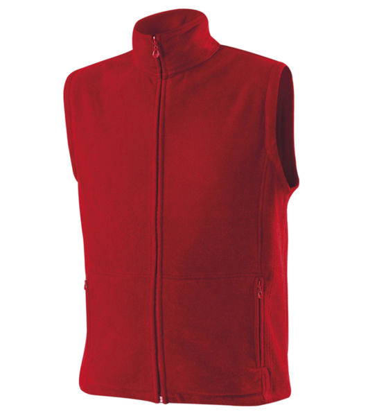 Bodywarmers pub GILET polaire-publicitaire 330 SW73N Red