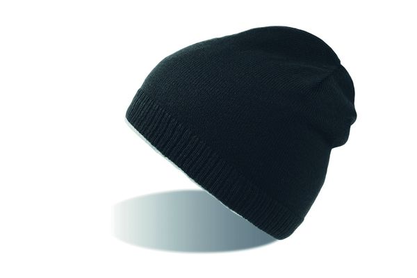 Bonnet avec doublure coton jersey publicitaire | Snappy Black