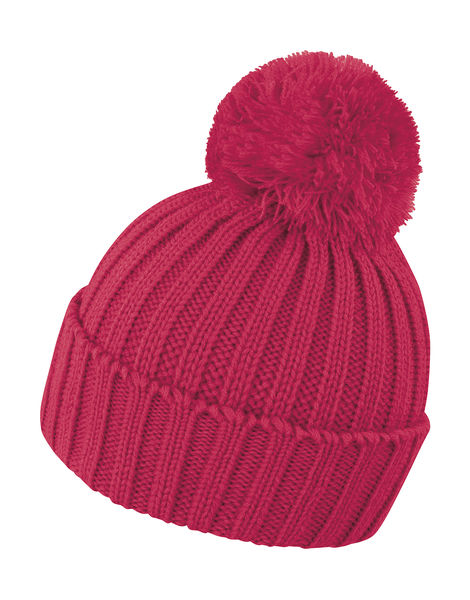 Bonnet publicitaire unisexe | Hdi Quest Knitted Raspberry