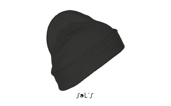 Bonnet personnalisé unicolore avec revers | Pittsburgh Gris foncé