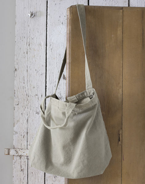 Cabas publicitaire | Zipped Canvas Shopper Neutral Grey