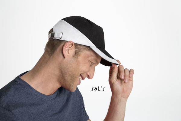 Casquette publicitaire bicolore 5 panneaux | Booster