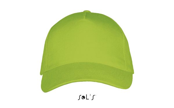 Casquette publicitaire 5 panneaux | Long Beach Lime