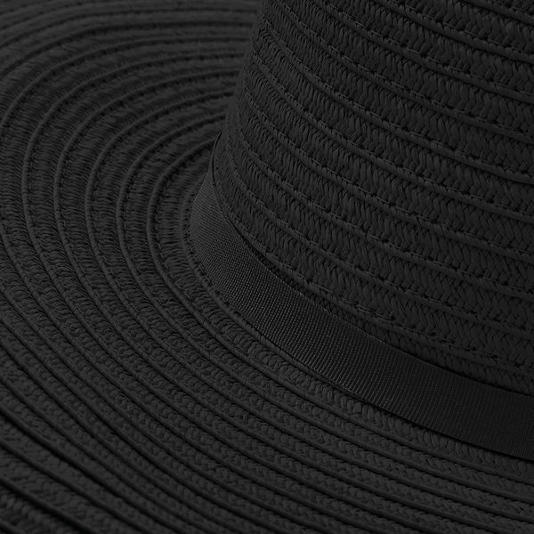 Chapeau d'été à bord large personnalisé | Bronte Black