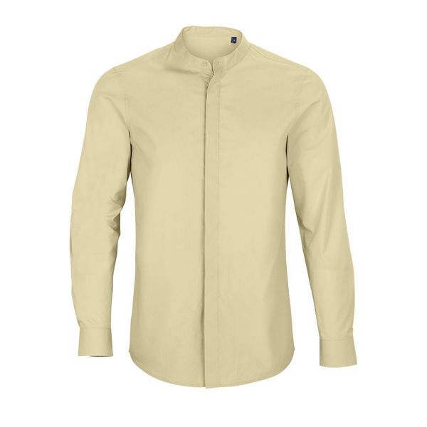 Chemise bio et recyclé publicitaire | Bart Men Beige