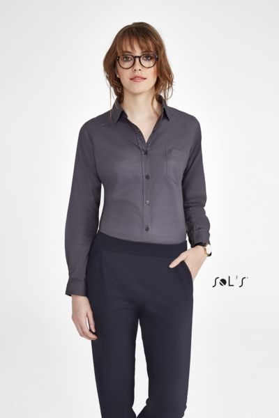 Chemise personnalisée femme manches longues | Business Women