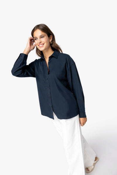 Chemise personnalisable écologique en lyocell femme  2