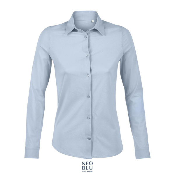 Chemise personnalisée | Balthazar Women Bleu léger