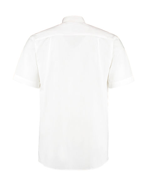 Chemise publicitaire homme manches courtes | Kingsey White