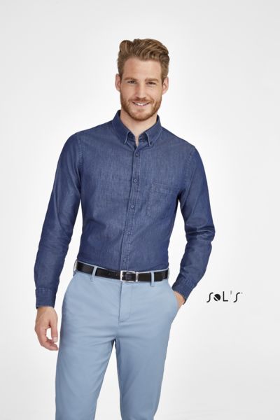 Chemise personnalisée homme en denim | Barry Men